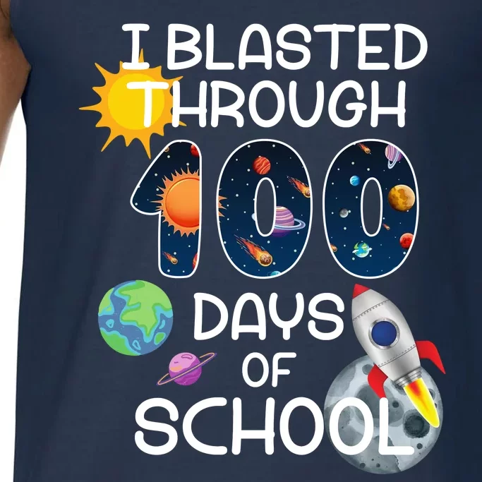 I Blasted Through 100 Days Of School Galaxy Comfort Colors® Tank Top