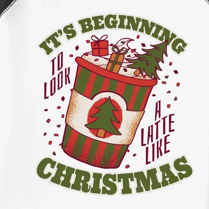 It's Beginning To Look A Latte Like Christmas Caffeine Lover Infant Baby Jersey Bodysuit