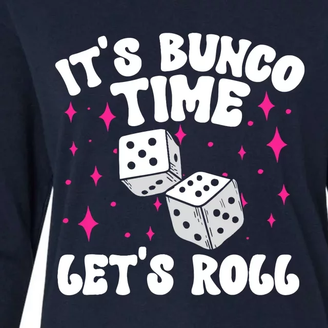 ItS Bunco Time Bunco Game Womens Cotton Relaxed Long Sleeve T-Shirt