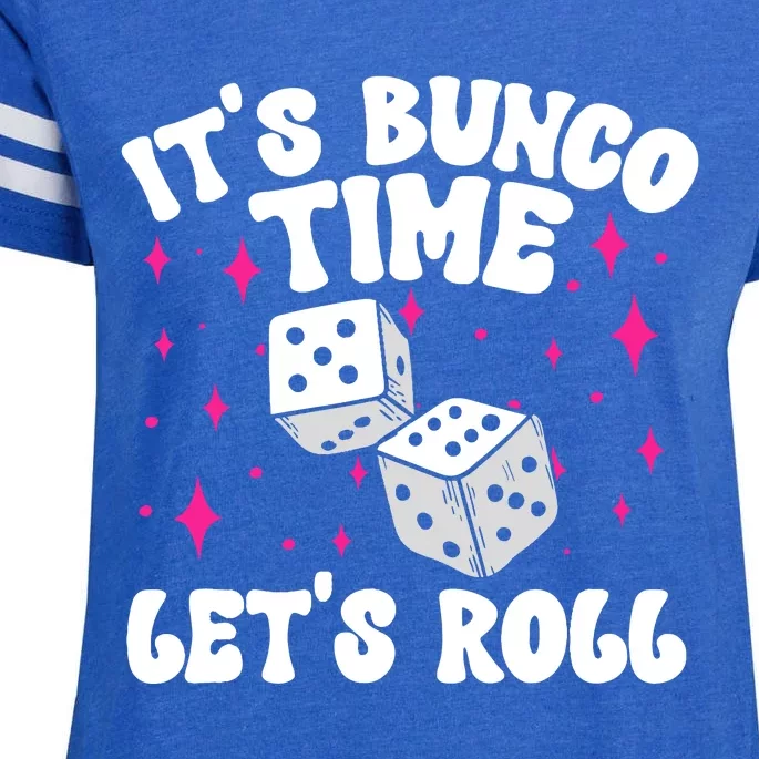 ItS Bunco Time Bunco Game Enza Ladies Jersey Football T-Shirt