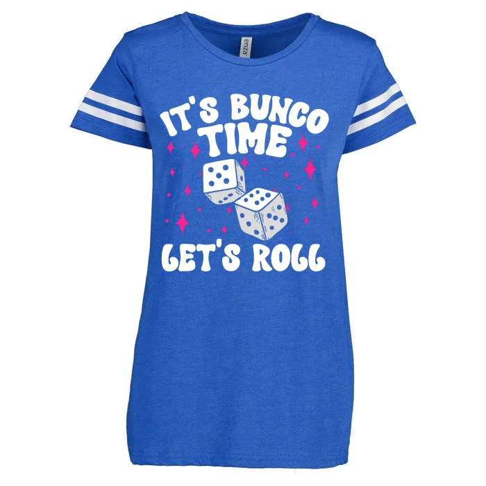 ItS Bunco Time Bunco Game Enza Ladies Jersey Football T-Shirt