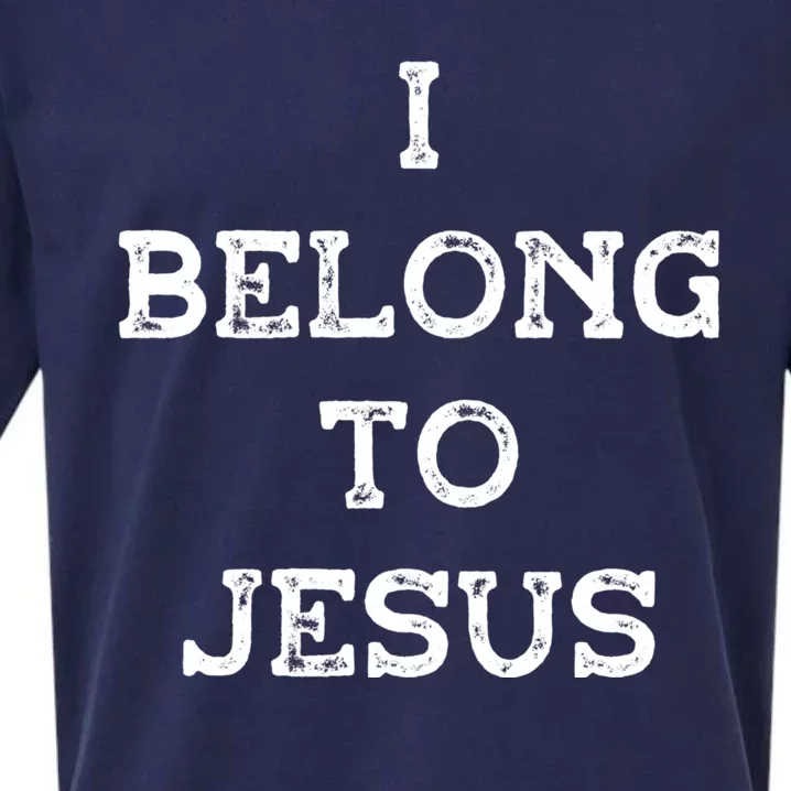 I Belong To Jesus Sueded Cloud Jersey T-Shirt