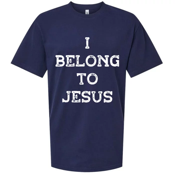 I Belong To Jesus Sueded Cloud Jersey T-Shirt