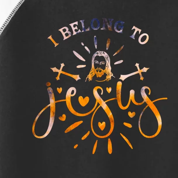 I Belong To Jesus Christian Gym Apparel Christian Dad Toddler Fine Jersey T-Shirt