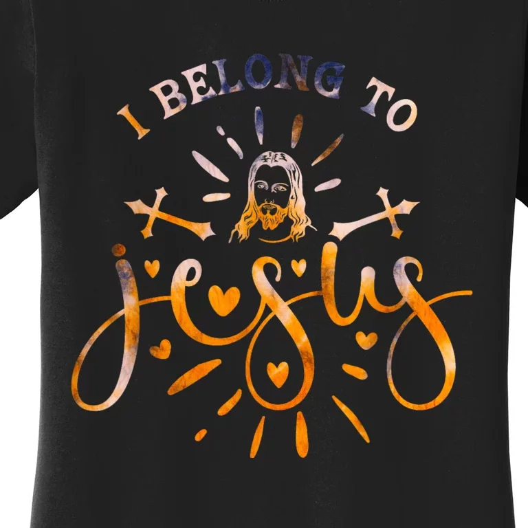 I Belong To Jesus Christian Gym Apparel Christian Dad Women's T-Shirt