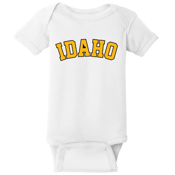 Idaho Basic Vandal College Potatoe State Gift Baby Bodysuit