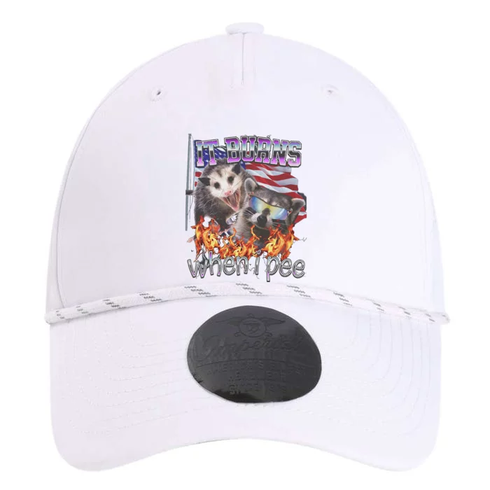 It Burns When I Pee Possum Raccoon Funny Performance The Dyno Cap