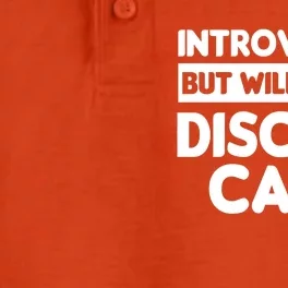 Introverted But Willing To Discuss Cats Funny Introverts Gift Dry Zone Grid Performance Polo