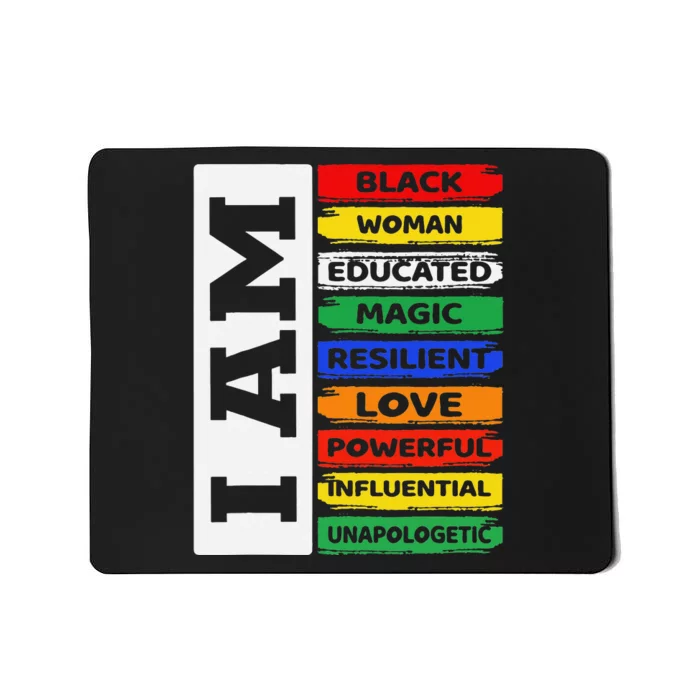 I'm Black Woman African American Wo Pride Juneteenth Mousepad