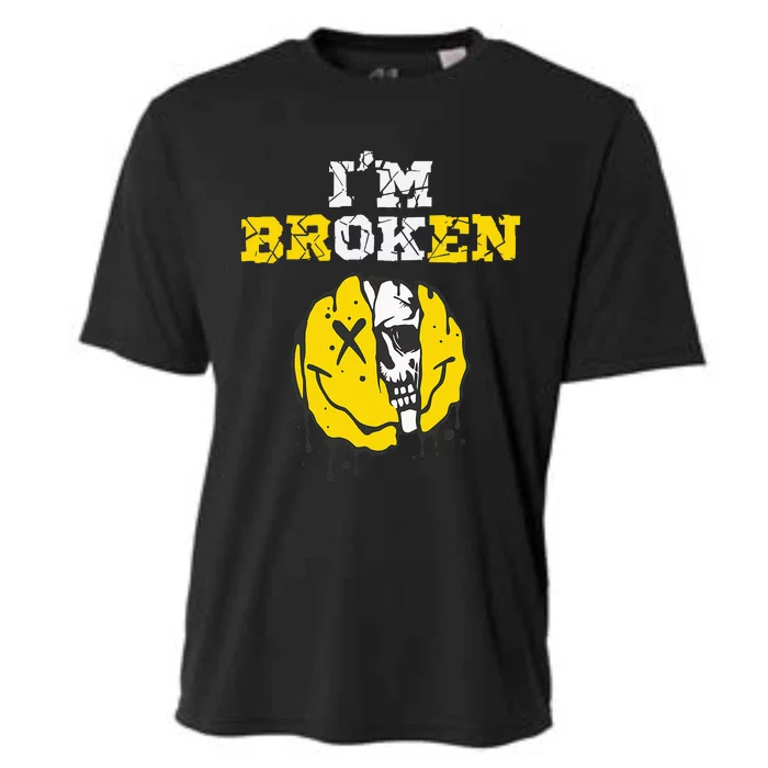 IM Broken Workout Running Invisible Illness Cooling Performance Crew T-Shirt