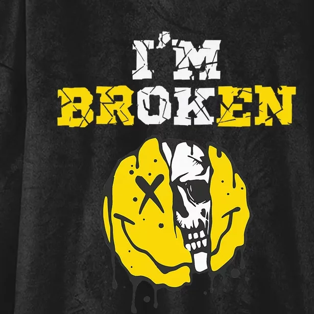 IM Broken Workout Running Invisible Illness Hooded Wearable Blanket