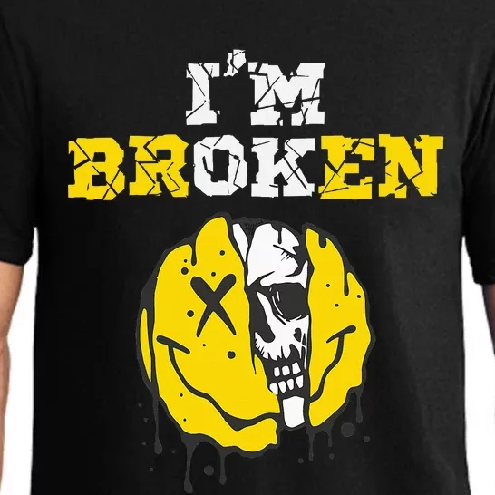 IM Broken Workout Running Invisible Illness Pajama Set