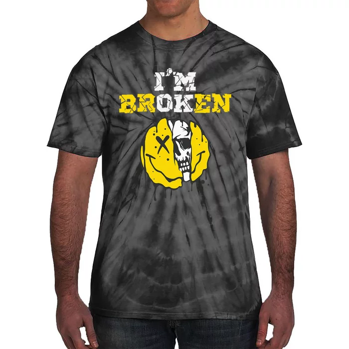 IM Broken Workout Running Invisible Illness Tie-Dye T-Shirt