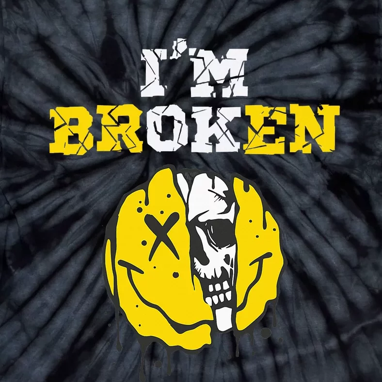 IM Broken Workout Running Invisible Illness Tie-Dye T-Shirt