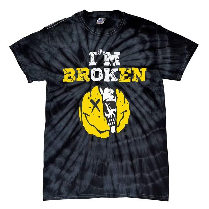 IM Broken Workout Running Invisible Illness Tie-Dye T-Shirt