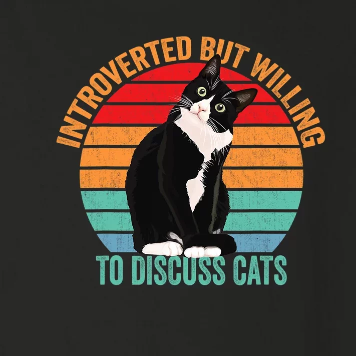 Introverted But Willing To Discuss Cats Introverted Cat Toddler Long Sleeve Shirt