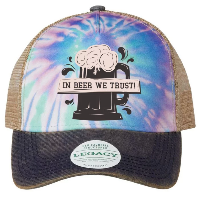 In Beer We Trust Legacy Tie Dye Trucker Hat