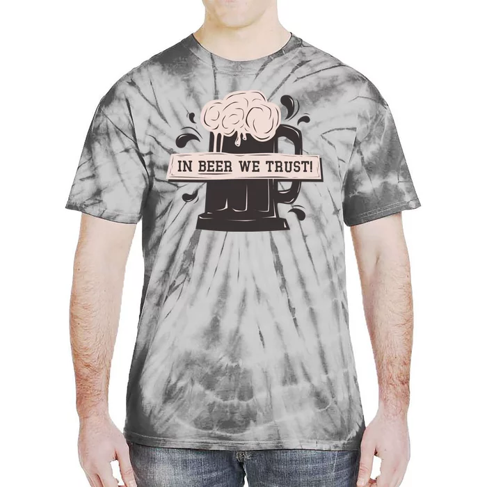 In Beer We Trust Tie-Dye T-Shirt