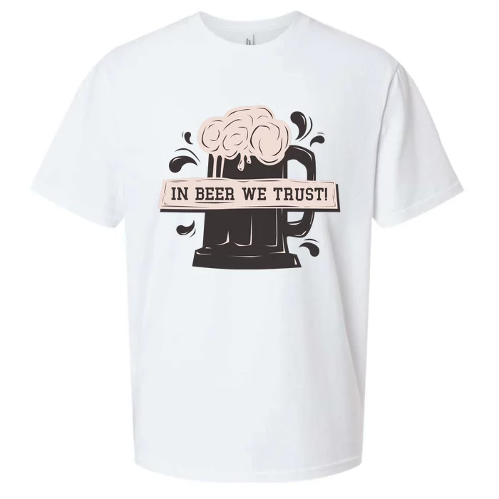 In Beer We Trust Sueded Cloud Jersey T-Shirt