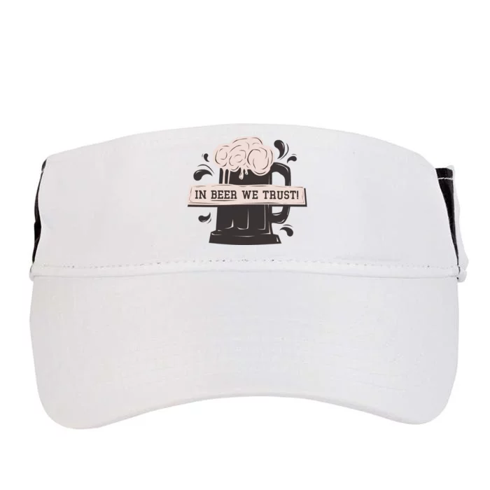 In Beer We Trust Adult Drive Performance Visor