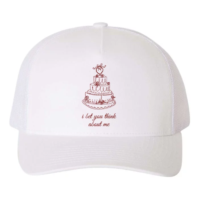 I Bet You Think About Me Baby Yupoong Adult 5-Panel Trucker Hat