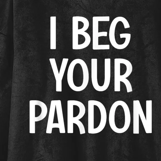 I Beg Your Parton Hooded Wearable Blanket