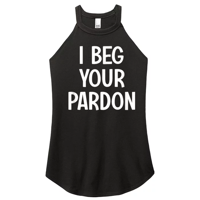 I Beg Your Parton Women’s Perfect Tri Rocker Tank