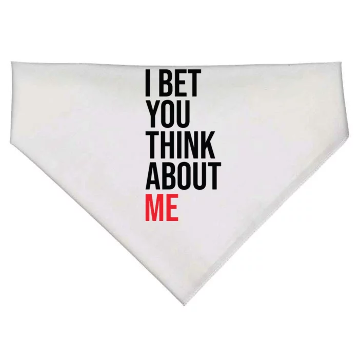 I Bet You Think About Me USA-Made Doggie Bandana