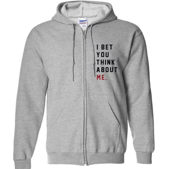 I Bet You Think About Me Retro Taylor I Knew U Were Trouble Full Zip Hoodie