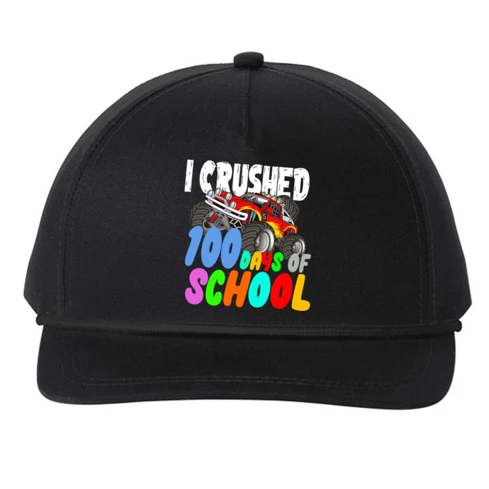 I Crushed 100 Days Of School Snapback Five-Panel Rope Hat