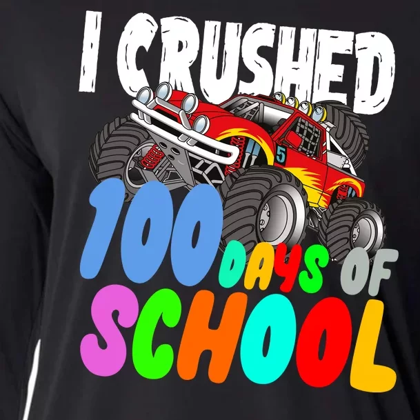 I Crushed 100 Days Of School Cooling Performance Long Sleeve Crew