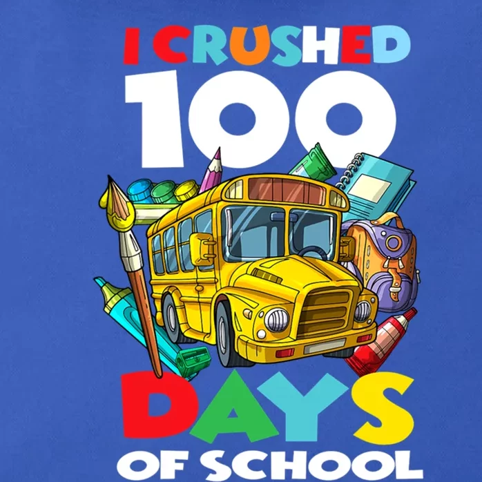 I Crushed 100 Days Of School 100th Day Of School Gift Zip Tote Bag