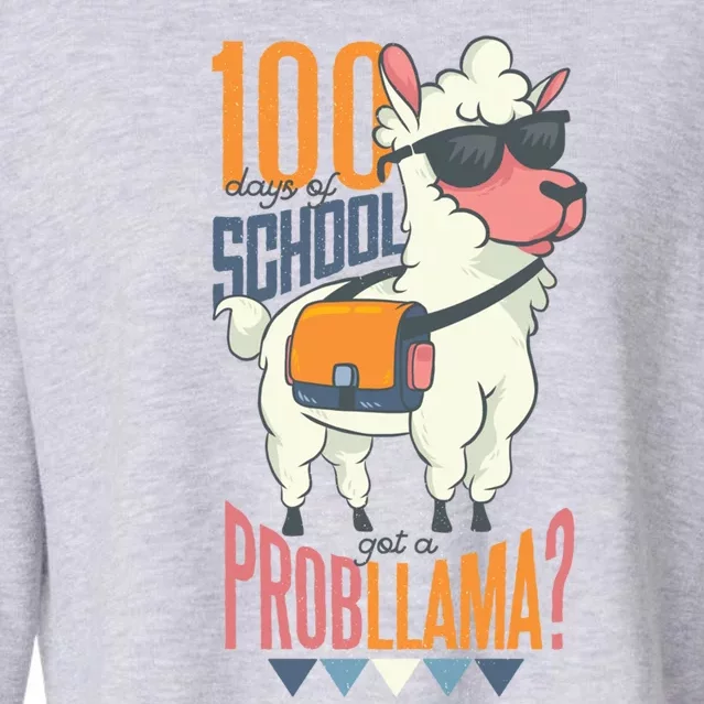 I Crushed 100 Days Of School 100th Day Of School Gift Cropped Pullover Crew