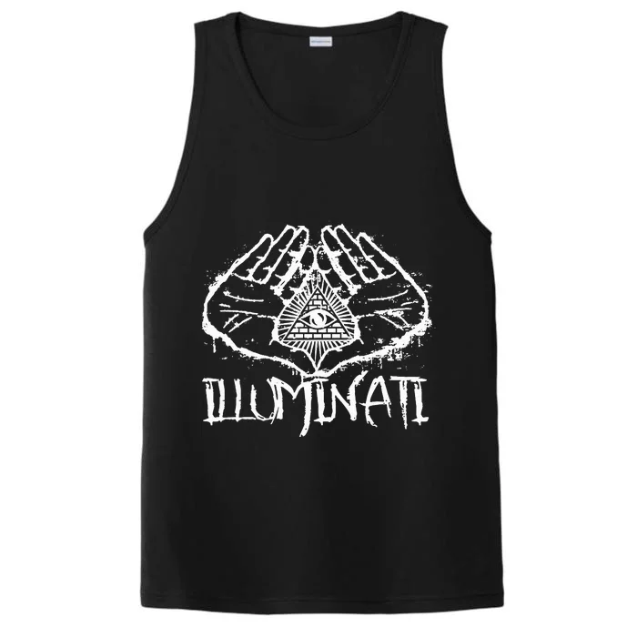 Illuminati Confirmed All Seeing Eye Truther Performance Tank