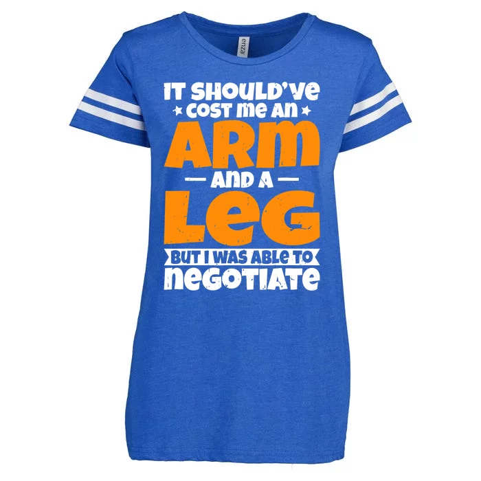 It Cost an Arm and a Leg - Funny Amputation Leg Amputee Enza Ladies Jersey Football T-Shirt