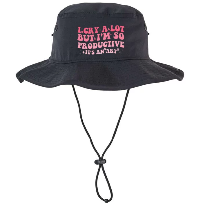 I Cry A Lot But IM So Productive Legacy Cool Fit Booney Bucket Hat