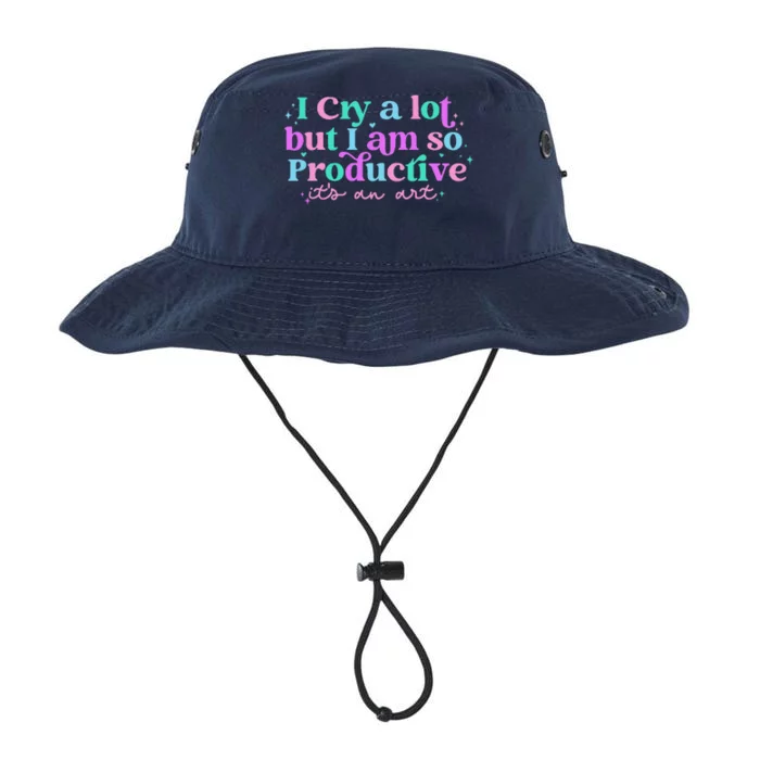 I Cry A Lot But I Am So Productive ItS An Art Legacy Cool Fit Booney Bucket Hat