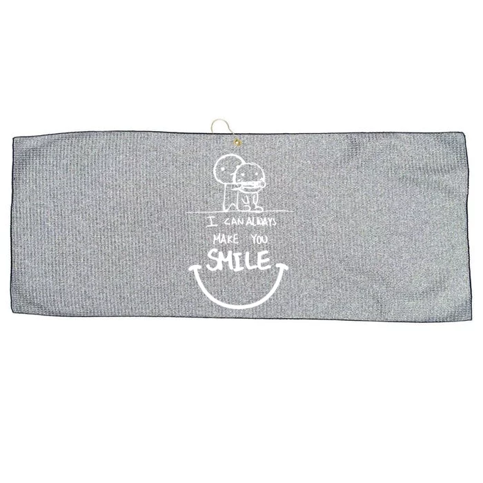 I Can Always Make You Smile Large Microfiber Waffle Golf Towel