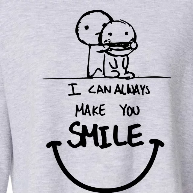 I Can Always Make You Smile Cropped Pullover Crew