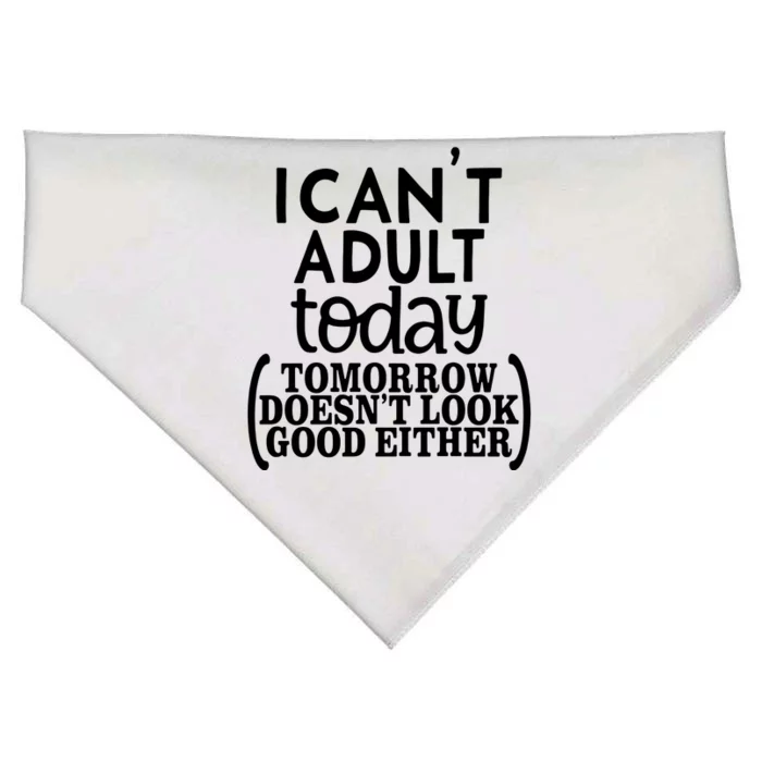 I CanT Adult Today USA-Made Doggie Bandana