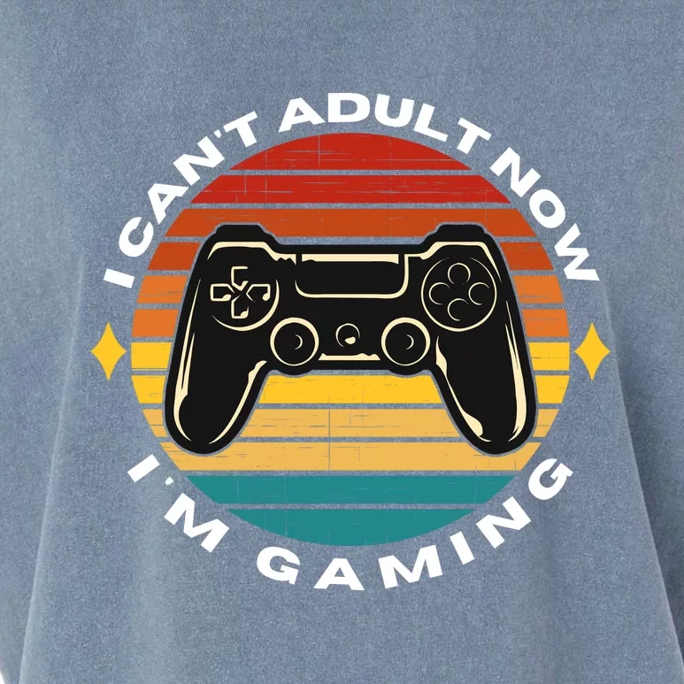 I Can't Adult Now I'm Gaming, Gaming, Funny Gamer, Gaming Garment-Dyed Women's Muscle Tee