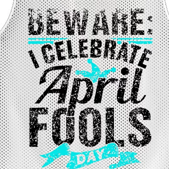 I Celebrate April Fools Day Humor Joke Sarcastic Mesh Reversible Basketball Jersey Tank