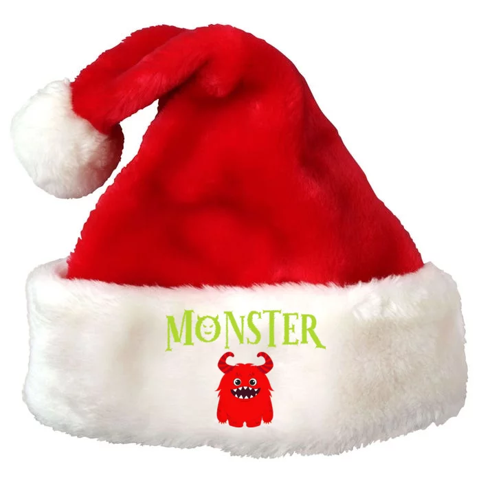 IVe Created A Monster Matching Mom Andset Premium Christmas Santa Hat