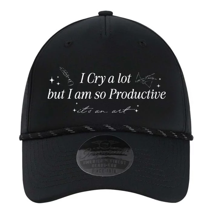 I Cry A Lot But IM So Productive Funny Mental Health Performance The Dyno Cap