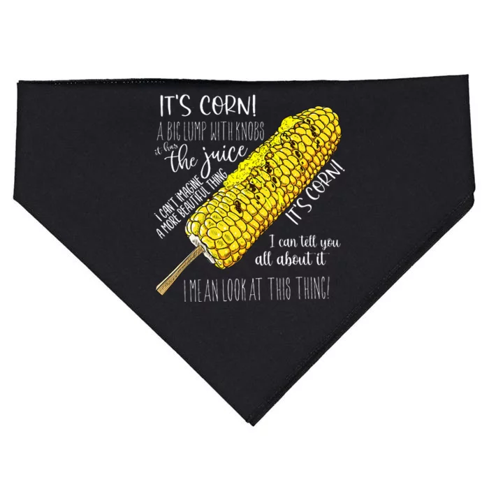 It’s corn a big lump with knobs it has the juice USA-Made Doggie Bandana