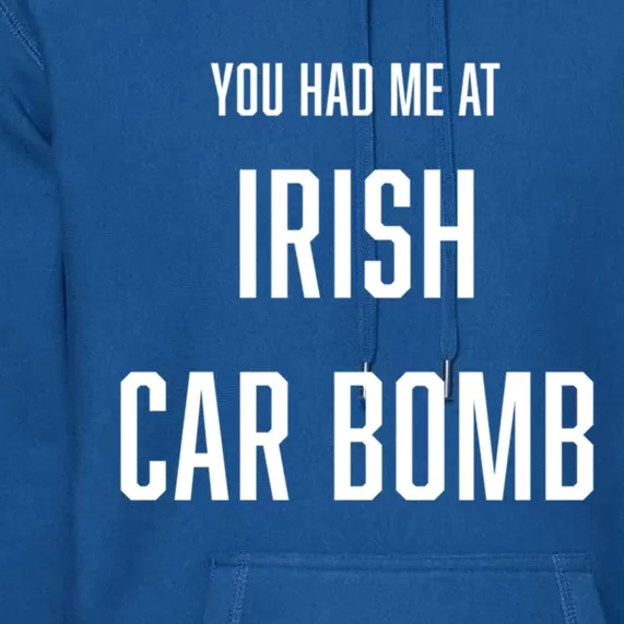 Irish Car Bomb Cocktail Booze Bartender St Patrick's Day Gift Premium Hoodie