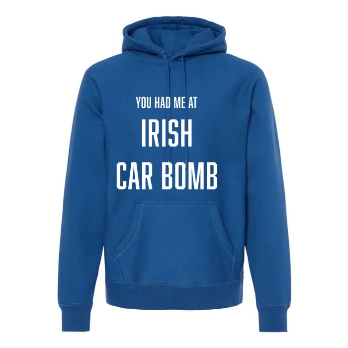 Irish Car Bomb Cocktail Booze Bartender St Patrick's Day Gift Premium Hoodie