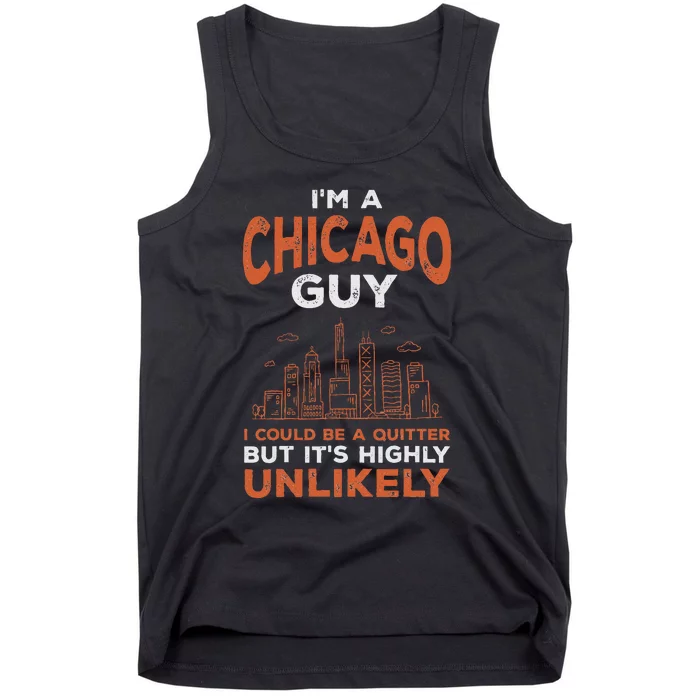 Illinois Could Be A Quitter But Highly Unlikely Chicago Tank Top