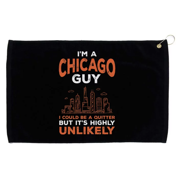 Illinois Could Be A Quitter But Highly Unlikely Chicago Grommeted Golf Towel