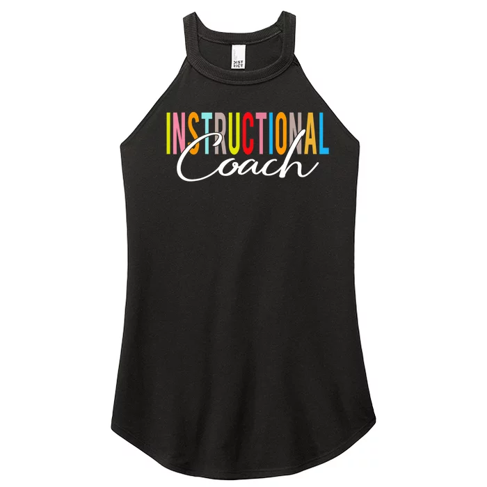 Instructional Coach Back To School Gift Women’s Perfect Tri Rocker Tank